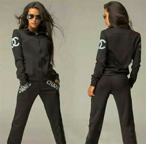 chanel tracksuit womens|Chanel tracksuit from china.